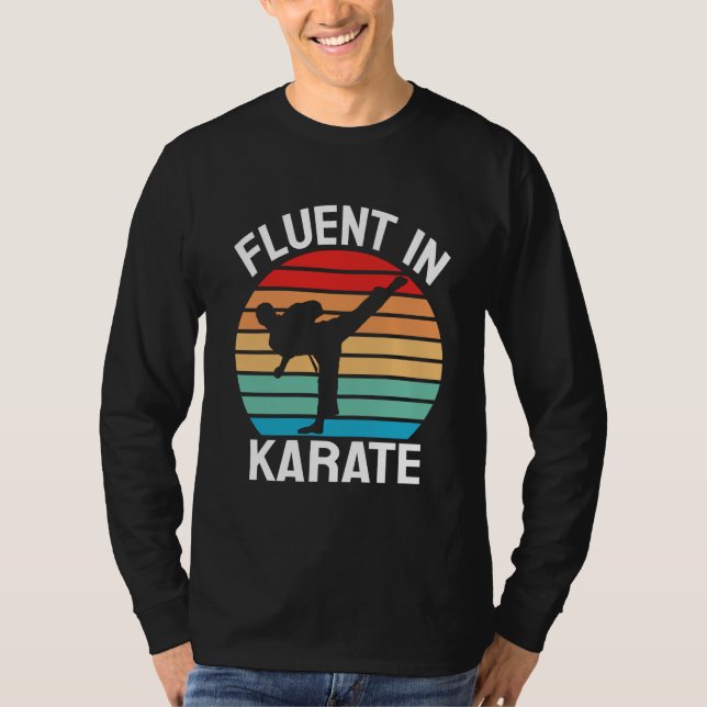 Camiseta Fluent in Karate Funny Karate (Anverso)