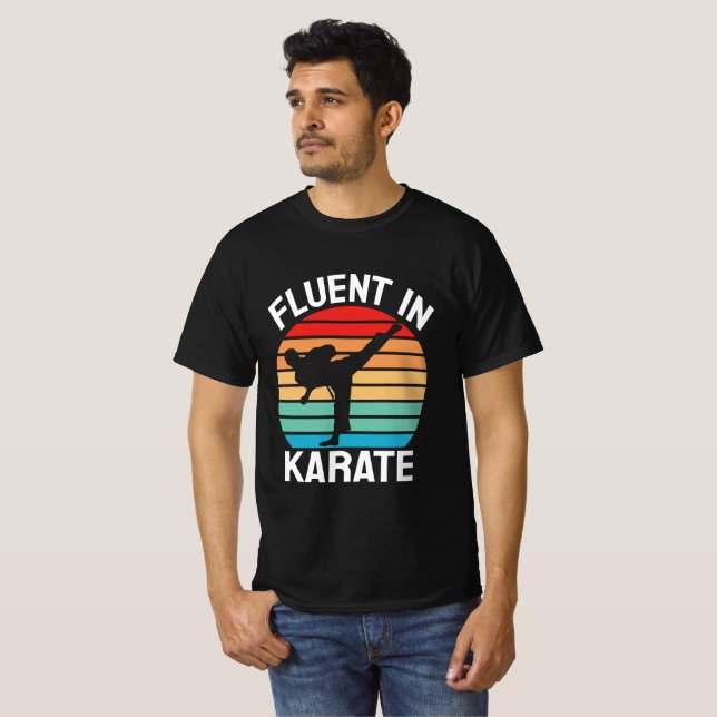 Camiseta Fluent in Karate Funny Karate (Anverso completo)