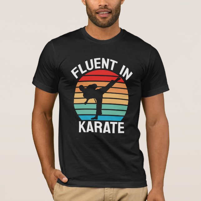 Camiseta Fluent in Karate Funny Karate (Anverso)