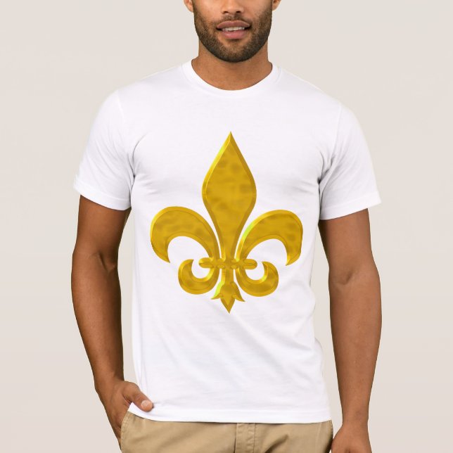 Camiseta Fluer De Lis Hammered Gold (Anverso)