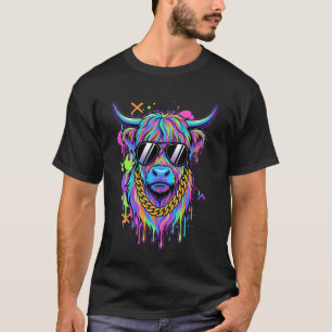 Camiseta Fluff Around y Descubre Vaca de las Tierras Altas