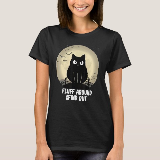 Camiseta Fluff Y Averiguar Ca De Halloween (Anverso)