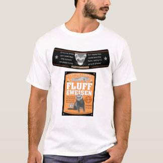 Camiseta fluffeweisen la etiqueta