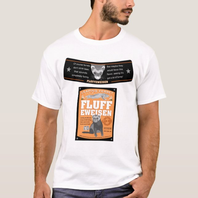 Camiseta fluffeweisen la etiqueta (Anverso)