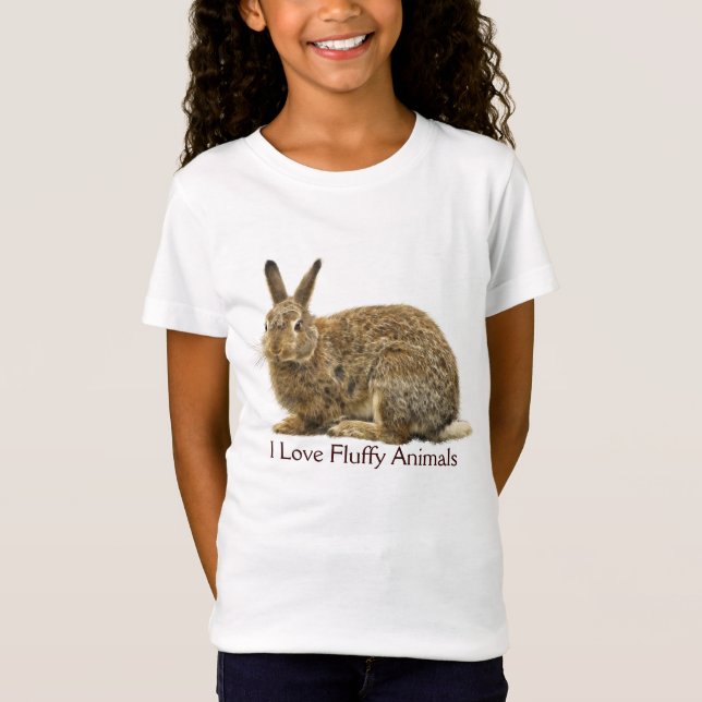 Camiseta Fluffy Bunny Rabbit Kids (Anverso)