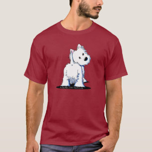 Camiseta Fluffy Butt Westie Dark T-Shirt