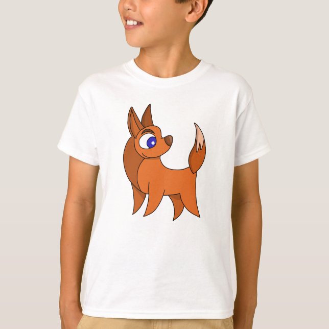 Camiseta Fluffy Fox (Anverso)