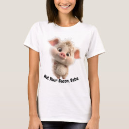 Camiseta Fluffy Piglet con los ojos grandes - Be Kind Go Ve