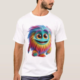 Camiseta Fluffy Rainbow Companion: Un capricho y alegre