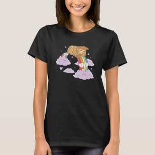 Camiseta Fluffy Rainbow montar en Guinea Cerdo