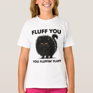 Camiseta Fluffy Voluminoso Cat Life Kitty Style