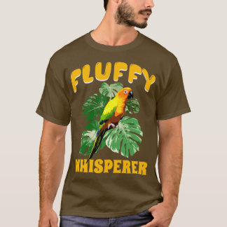 Camiseta Fluffy Whisperer Sun Conure Bird Lover Birder Parr