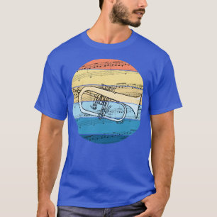 Camiseta Flugelhorn Music Notation Horn Player Brass Musici