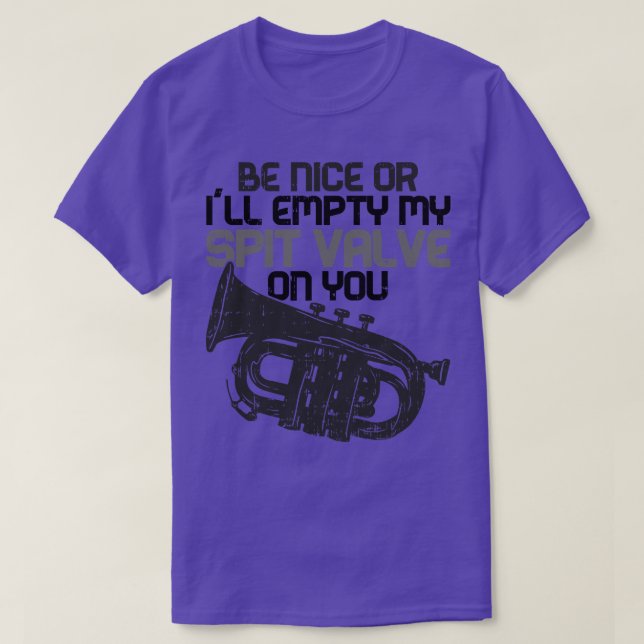 Camiseta Flugelhorn retro vintage (Diseño del anverso)
