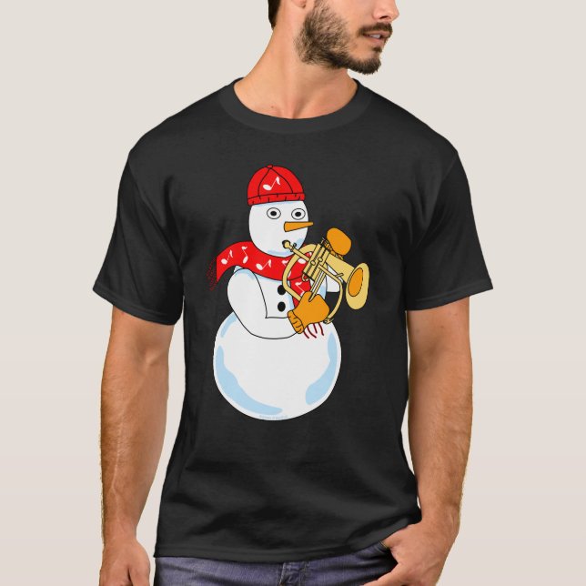 Camiseta Flugelhorn Snowman (Anverso)