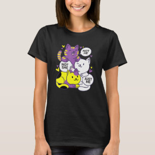 Camiseta Fluidez de Género No Él No Ella Solo Yo No Binario