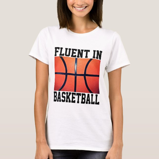 Camiseta Fluidez En Baloncesto Funny (Anverso)