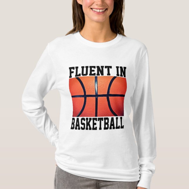 Camiseta Fluidez En Baloncesto Funny (Anverso)