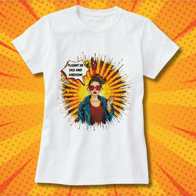 Camiseta Fluidez En El Sass Y El Sarcasmo (Subido por el creador)