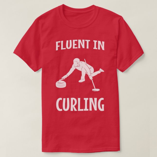 Camiseta Fluido en curling 3 (Diseño del anverso)