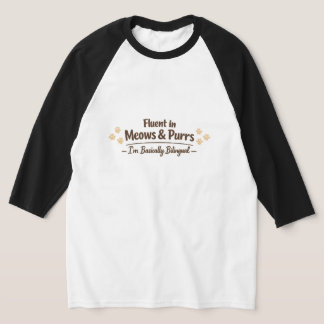 Camiseta Fluido en Maullidos y Ronroneos Regalo divertido p