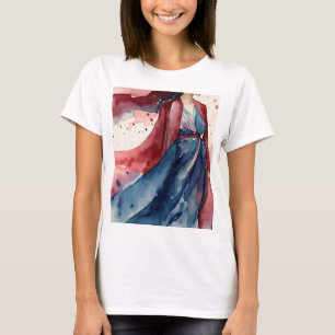 Camiseta Fluir como una falda con esta moda