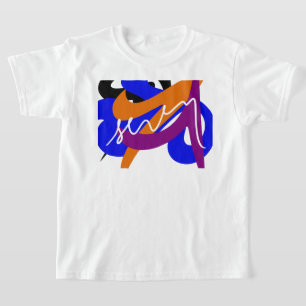Camiseta Flujo abstracto vibrante