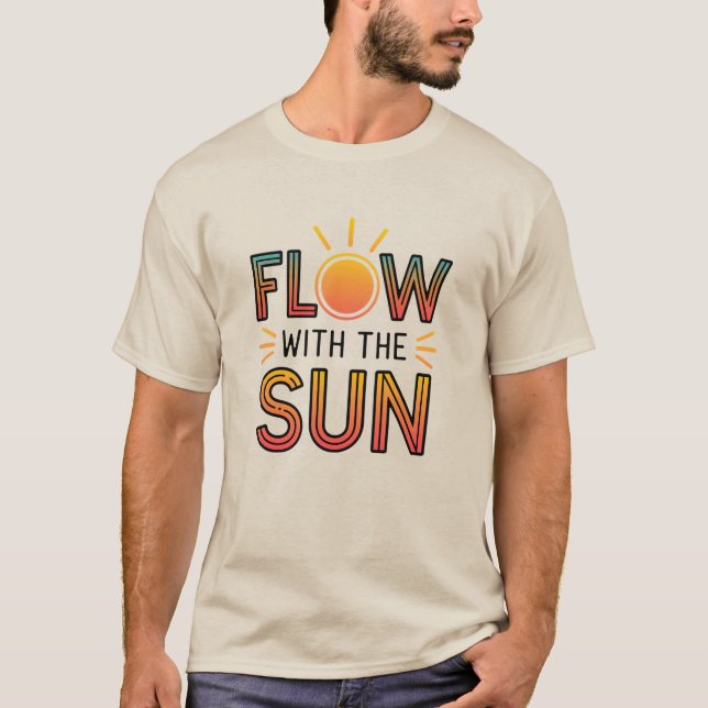 Camiseta Flujo con el sol (Anverso)