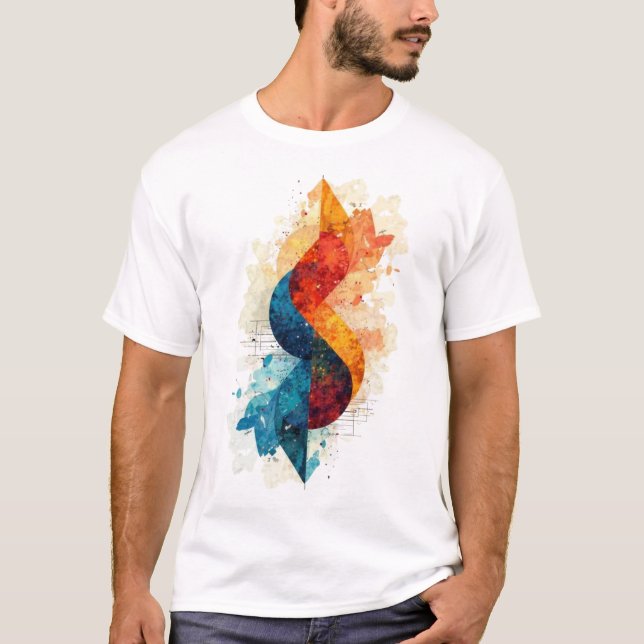 Camiseta Flujo de armonía (Anverso)