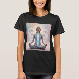 Camiseta Flujo de energía espiritual en la meditación - Men