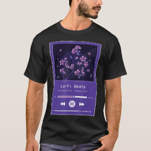 Camiseta Flujo de flores de cerezo de Sakura, estética de L