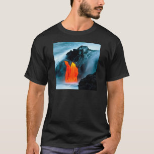 Camiseta Flujo de lava del volcán de Kilauea Hawaii