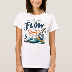 Camiseta Flujo de Peregza de Yoga Desde Dentro Gráfica de M