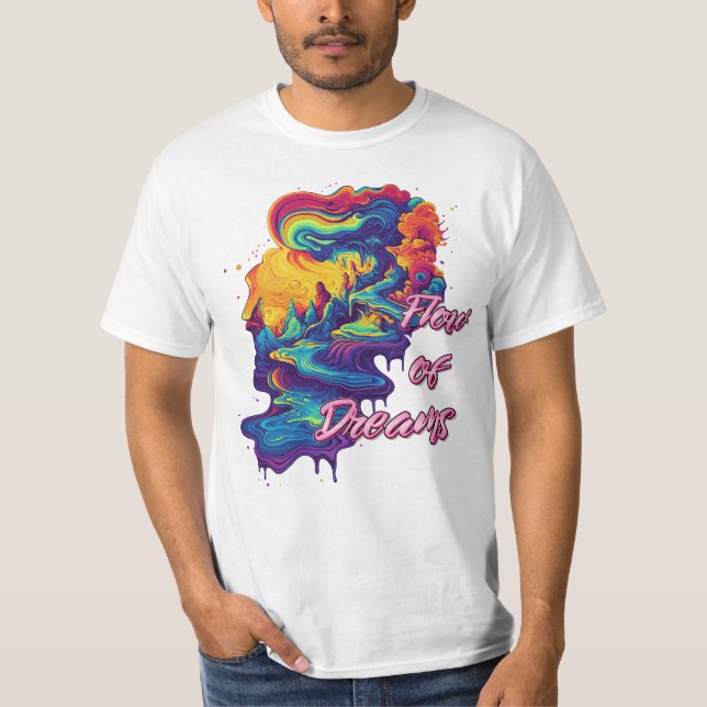 Camiseta Flujo de Sueños (Anverso)