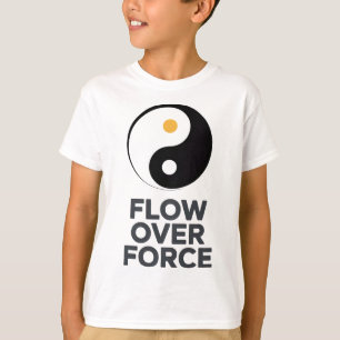 Camiseta Flujo Sobre Fuerza Yin Yang Yoga Lance Ropa _2 