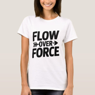 Camiseta Flujo sobre la fuerza Yin Yang Yoga Lance Apparel 