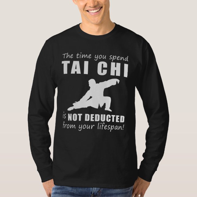 Camiseta ¡Flujo y risas! Tai Chi - Sin deducción de la vida (Anverso)