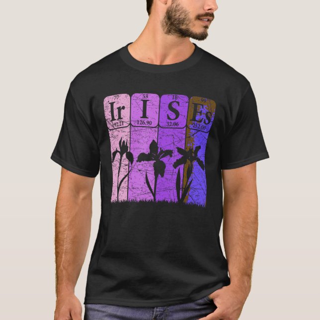 Camiseta Flujos de irlandeses de elementos de tabla periódi (Anverso)