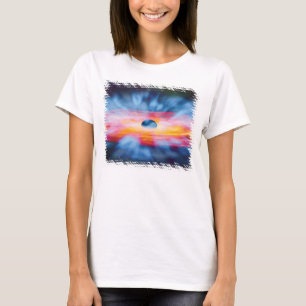 Camiseta Flujos de salida de un agujero negro - Concepto de