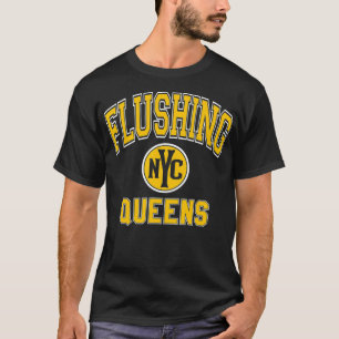 Camiseta Flushing Queens NYC Estilo de variación Amber Impr