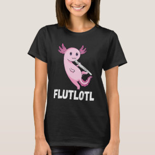 Camiseta Flute Axolotl Flute Player Music Instrute Flute