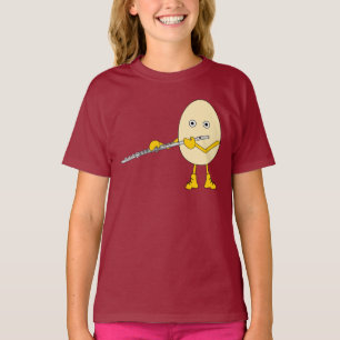 Camiseta Flute Jugando Egghead