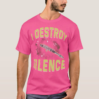Camiseta Flute Lover Shirt Funny Musician Instrumento