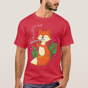 Camiseta Flute Music Lover Cool Flutist Woodwind Musical In