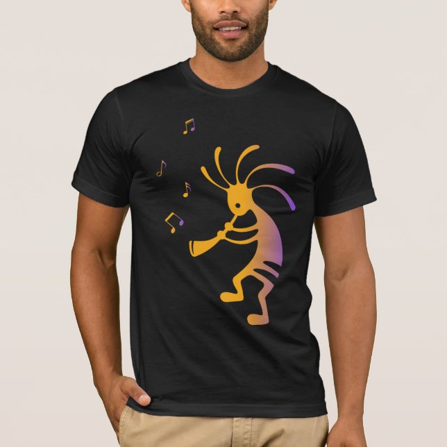 Camiseta Flute Player Music Kokopelli T-Shirt (Anverso)