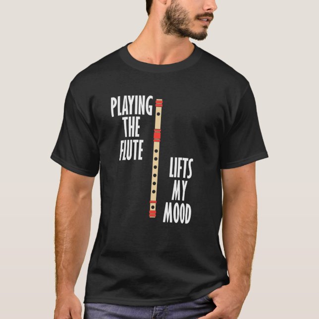Camiseta Flute Player Orchestra Musician Flutist Classical  (Anverso)