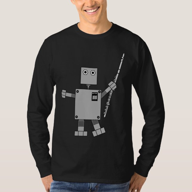 Camiseta Flute Robot (Anverso)