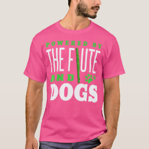 Camiseta Flute Shirt Funny Dog Lover Instrumento Flute Love