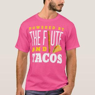 Camiseta Flute Shirt Funny Taco Lover Instrumento Flute Lov