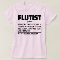 Flutist Noun Music Lover Funny Instruplayer